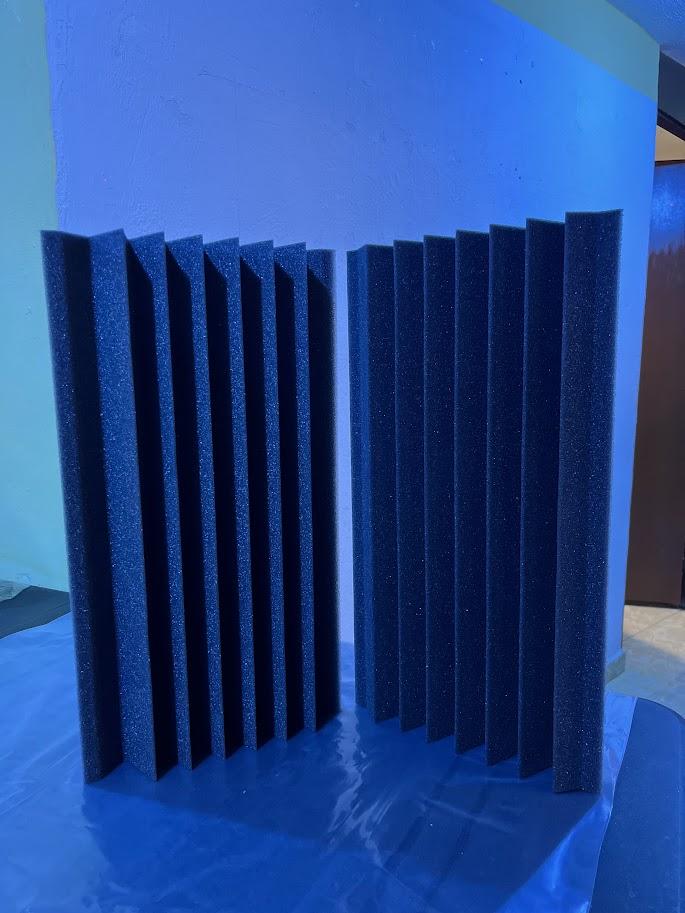 02 PACK Esquineros Acústicos 50 Cm Bass Trap