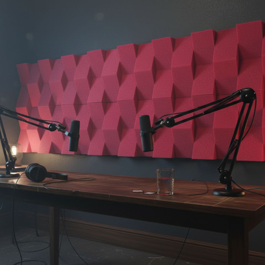 24 PACK Cuña Relieve AcustiKAP rojo