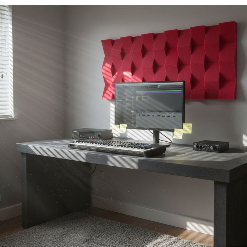 24 PACK Cuña Relieve AcustiKAP rojo