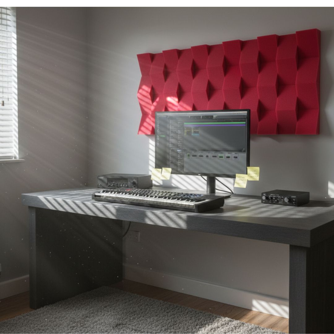 24 PACK Cuña Relieve AcustiKAP rojo