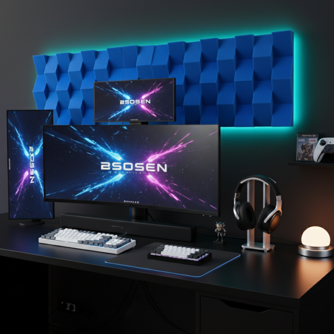 24 PACK Cuña Relieve AcustiKAP azul