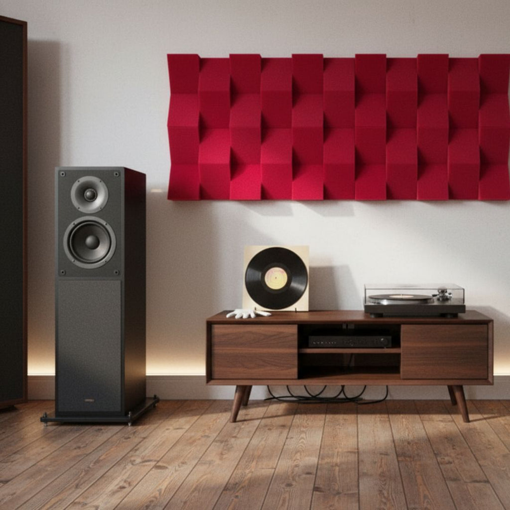 24 PACK Cuña Relieve AcustiKAP rojo