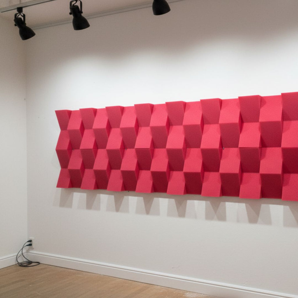 24 PACK Cuña Relieve AcustiKAP rojo