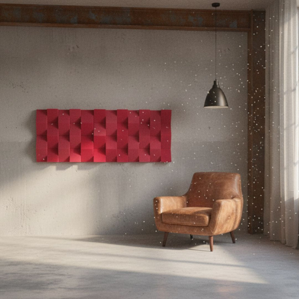 24 PACK Cuña Relieve AcustiKAP rojo