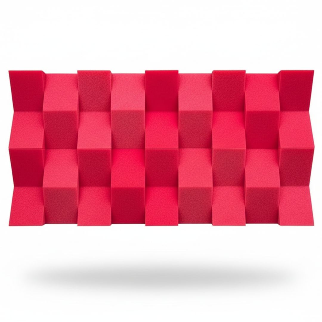 24 PACK Cuña Relieve AcustiKAP rojo