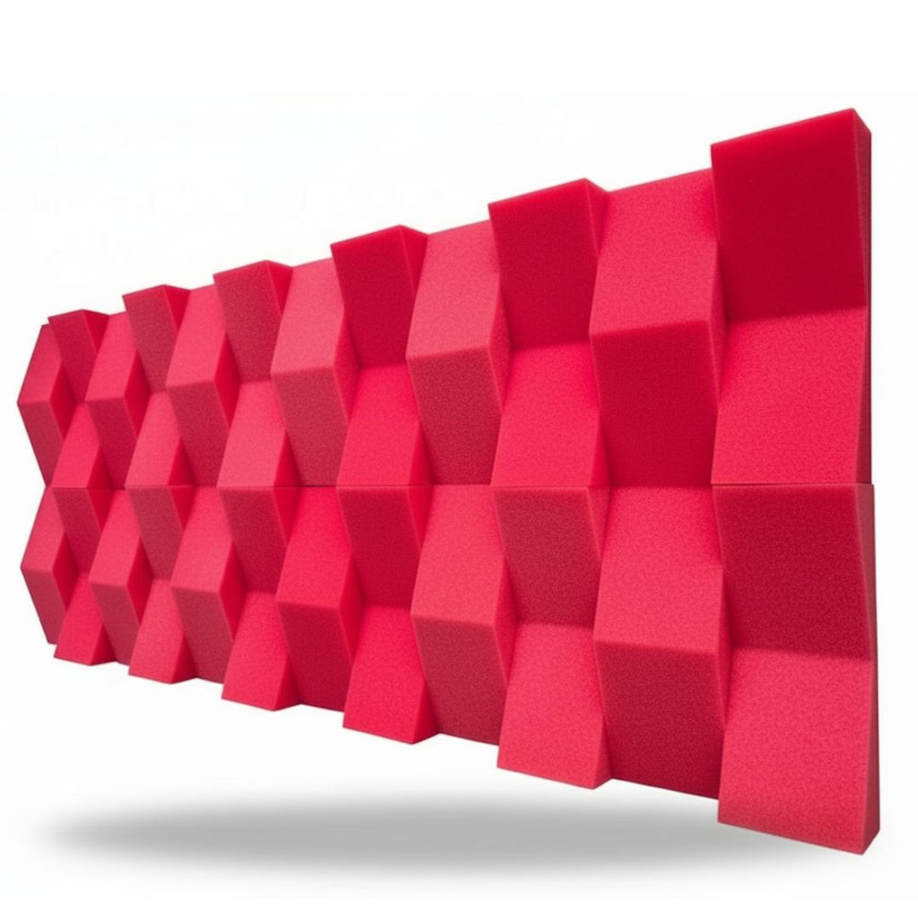 24 PACK Cuña Relieve AcustiKAP rojo