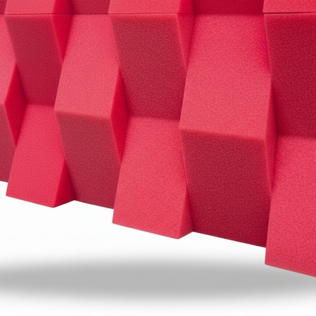 24 PACK Cuña Relieve AcustiKAP rojo