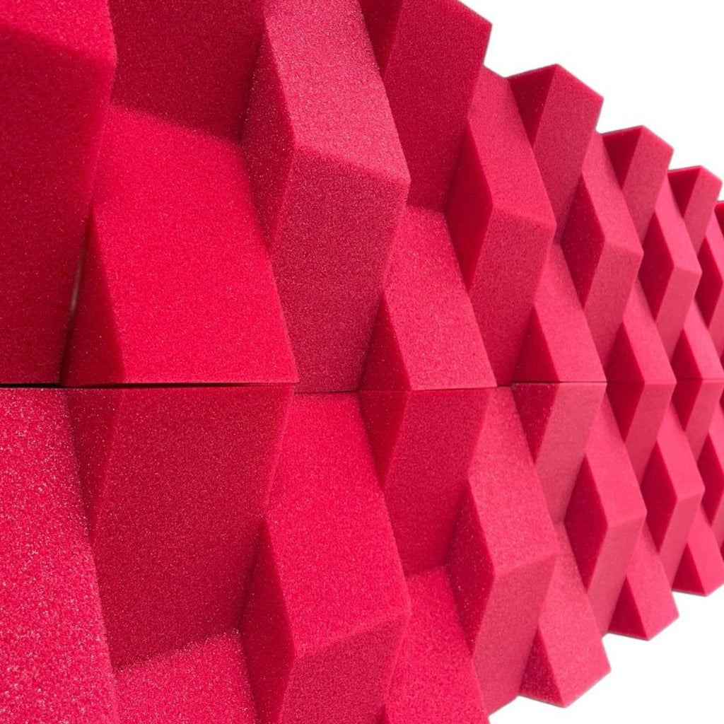 24 PACK Cuña Relieve AcustiKAP rojo