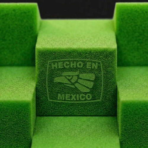 24 pack Paneles Acústicos Cuña Acustikap 10 x 25 cm 5.5 Cm Espesor Verde