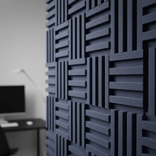 20 Pack Panel Lambrin Decorativo 20x20x3.50 De Espuma Acústica