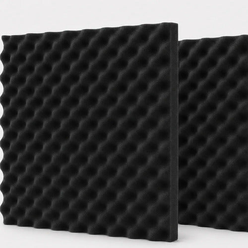 02 Pack Panel Acústico Ondulado 60x60x3.50 Cm Espuma Acustikapital