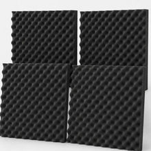 04 Pack Panel Acústico Ondulado 60x60x3.50 Cm Espuma Acustikapital