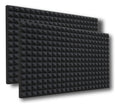02 Pack Panel Gigante Premium Piramidal 120x200x5 Cm Espuma Acústica