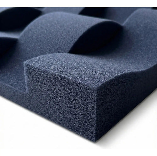 24 pack Panel Acústico Cuña Acustikap 10 x 25 cm 5.5 Cm Espesor Gris oscuro