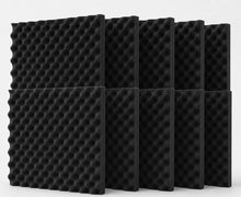 10 Pack Panel Acústico Ondulado 60x60x3.50 Cm Espuma Acustikapital