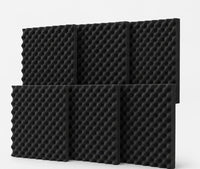 06 Pack Panel Acústico Ondulado 60x60x3.50 Cm Espuma Acustikapital