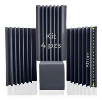 04  PACK Esquineros Acústicos 50 Cm Bass Trap