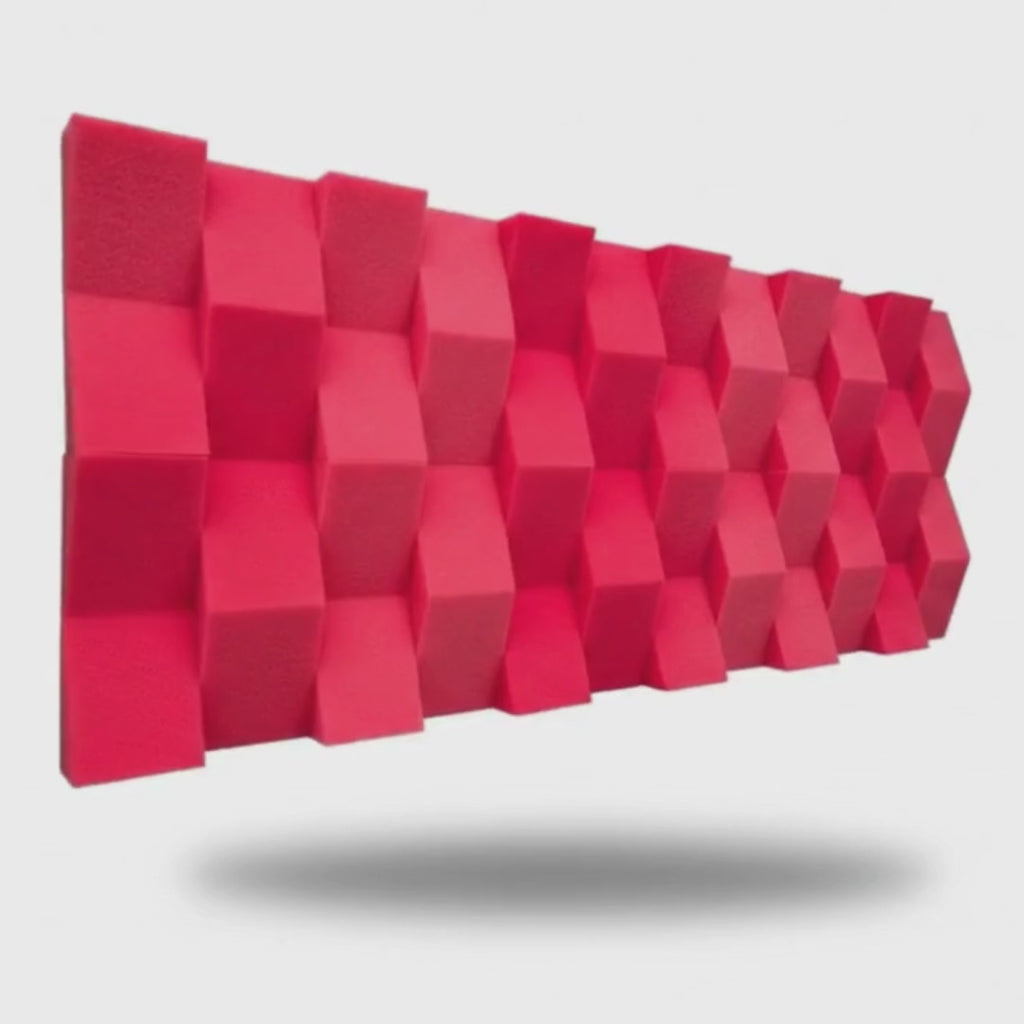 24 PACK Cuña Relieve AcustiKAP rojo