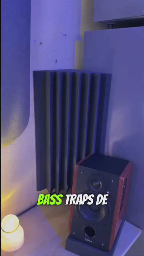 02 PACK Esquineros Acústicos 50 Cm Bass Trap